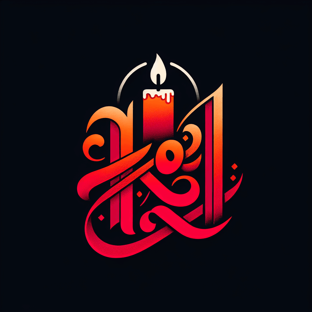 a red candle logo