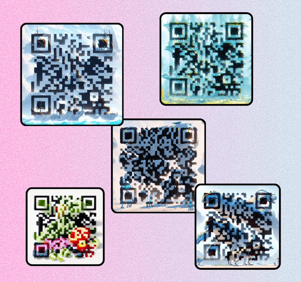 Generate cool and unique QR codes that attract attention for your brand.